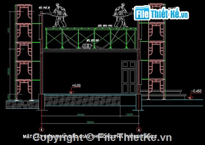 Bản vẽ,Bản vẽ autocad,Biện pháp thi công,tháo dỡ nhà quốc hội,thi công